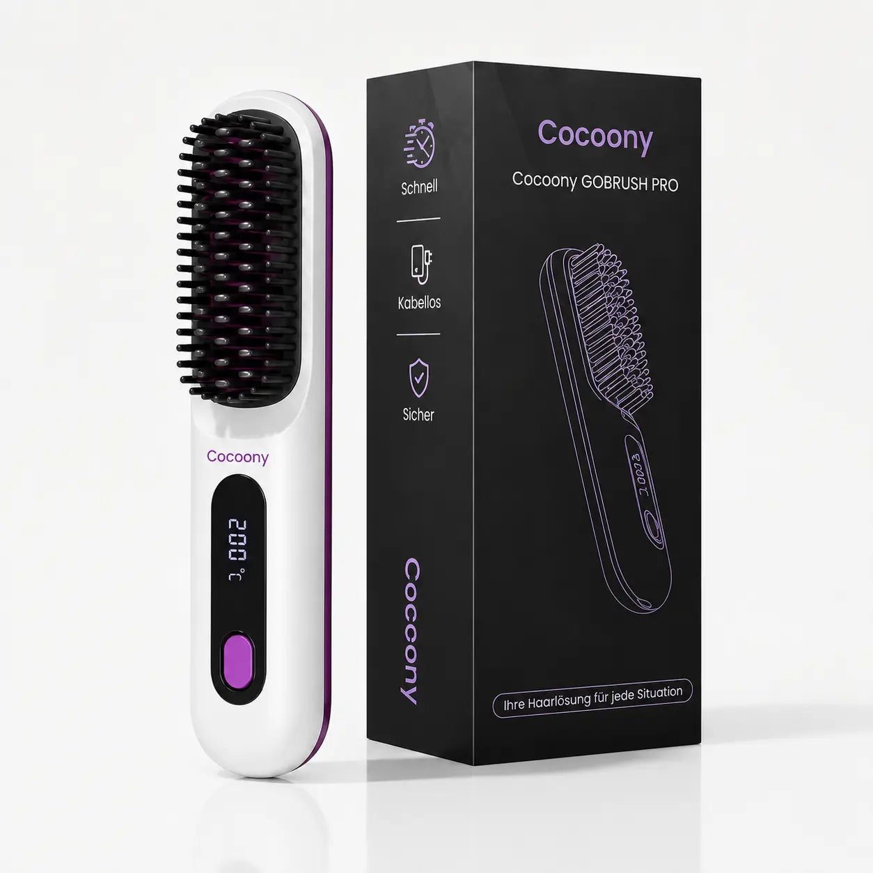 Cocoony Bürste für kurzes Haar